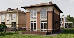 Дом 153м², 2-этажный, участок 7 сот.