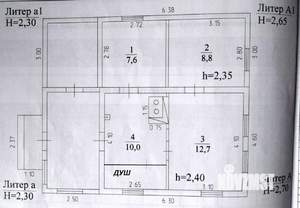 Дом 39м², 1-этажный, участок 15 сот.