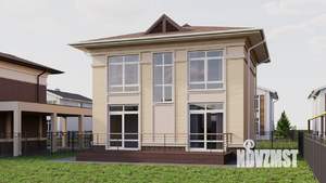 Коттедж 115м², 2-этажный, участок 6 сот.