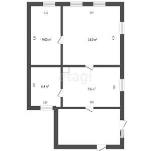 Дом 42м², 1-этажный, участок 8 сот.