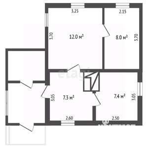 Дом 35м², 1-этажный, участок 11 сот.