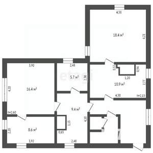 Дом 180м², 2-этажный, участок 6 сот.