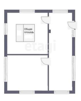 Дом 42м², 1-этажный, участок 12 сот.