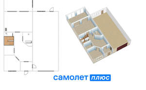 Дом 221м², 2-этажный, участок 2 сот.