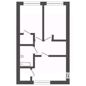 Таунхаус 116м², 2-этажный, участок 1 сот.