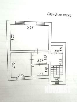 Коттедж 151м&sup2;, 2-этажный, участок 17 сот.  