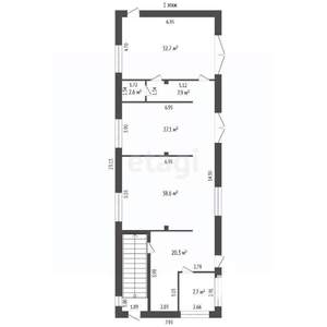 Дом 318м&sup2;, 2-этажный, участок 13 сот.  