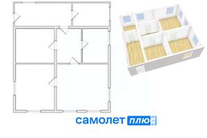 Дом 250м², 2-этажный, участок 7 сот.  