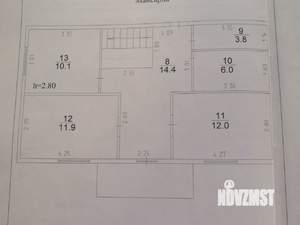 Дом 153м², 2-этажный, участок 12 сот.  