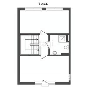 Дом 120м&sup2;, 2-этажный, участок 2 сот.  