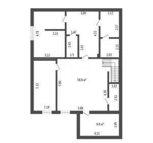 Дом 414м², 3-этажный, участок 10 сот.  