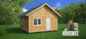 Дом 45м&sup2;, 1-этажный, участок 3 сот.  