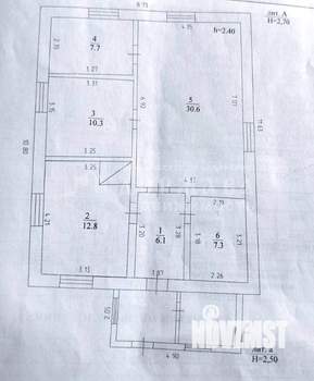 Дом 75м², 2-этажный, участок 5 сот.  