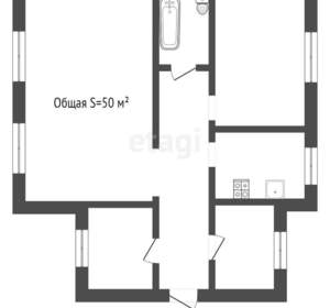 Дом 50м², 1-этажный, участок 8 сот.  