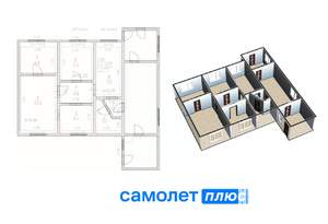 Дом 50м², 1-этажный, участок 4 сот.  