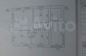 Дом 76м², 1-этажный, участок 9 сот.  