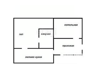 Дом 52м², 1-этажный, участок 12 сот.  