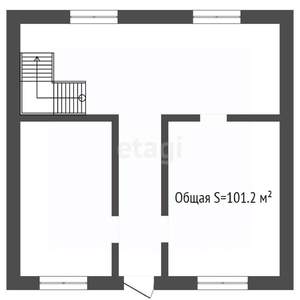 Дом 101м&sup2;, 2-этажный, участок 10 сот.  