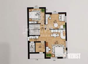 Дом 250м&sup2;, 3-этажный, участок 13 сот.  