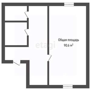 Дом 91м², 2-этажный, участок 7 сот.  