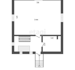 Дом 195м², 3-этажный, участок 10 сот.  