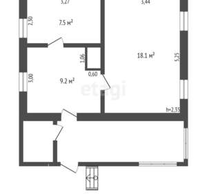 Дом 35м², 1-этажный, участок 12 сот.  