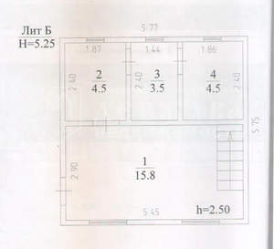 Дом 47м&sup2;, 2-этажный, участок 11 сот.  