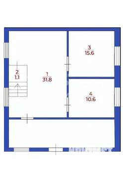 Дом 90м², 2-этажный, участок 15 сот.  