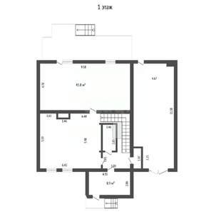 Дом 414м&sup2;, 3-этажный, участок 10 сот.  