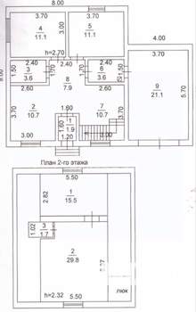 Дом 127м², 2-этажный, участок 8 сот.  