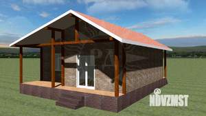 Дом 89м&sup2;, 1-этажный, участок 13 сот.  