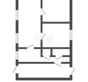 Дом 55м², 1-этажный, участок 9 сот.  