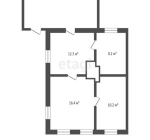Дом 50м², 1-этажный, участок 5 сот.  