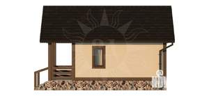 Дом 45м&sup2;, 1-этажный, участок 3 сот.  