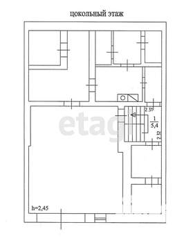 Таунхаус 152м&sup2;, 3-этажный, участок 3 сот.  