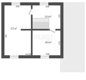 Дом 220м², 2-этажный, участок 7 сот.  