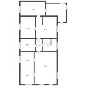 Дом 82м&sup2;, 1-этажный, участок 10 сот.  