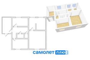 Дом 176м², 2-этажный, участок 15 сот.  
