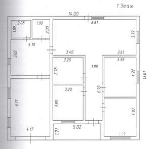 Коттедж 165м², 1-этажный, участок 10 сот.  