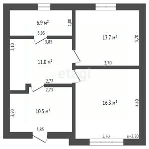 Дом 130м², 2-этажный, участок 10 сот.  