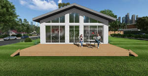 Дом 81м&sup2;, 1-этажный, участок 8 сот.  