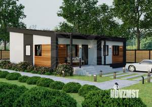 Дом 98м&sup2;, 1-этажный, участок 8 сот.  