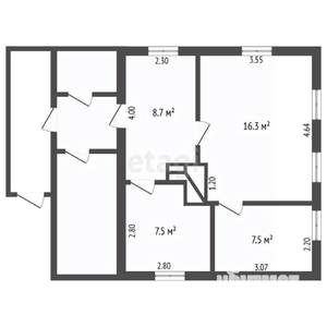 Дом 40м&sup2;, 1-этажный, участок 25 сот.  