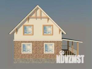 Дом 104м&sup2;, 2-этажный, участок 11 сот.  