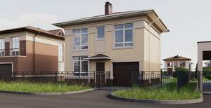 Дом 115м&sup2;, 2-этажный, участок 6 сот.  