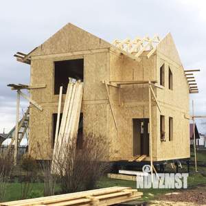 Дом 104м&sup2;, 2-этажный, участок 12 сот.  