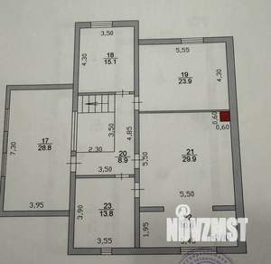 Коттедж 383м&sup2;, 3-этажный, участок 25 сот.  