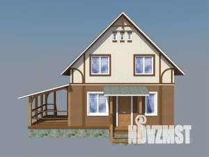 Дом 110м&sup2;, 2-этажный, участок 10 сот.  