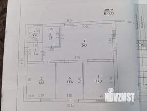 Дом 74м², 1-этажный, участок 10 сот.  