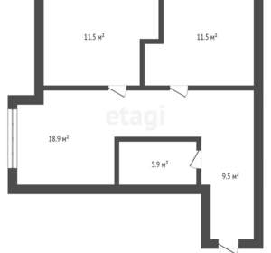 Дом 175м², 2-этажный, участок 7 сот.  